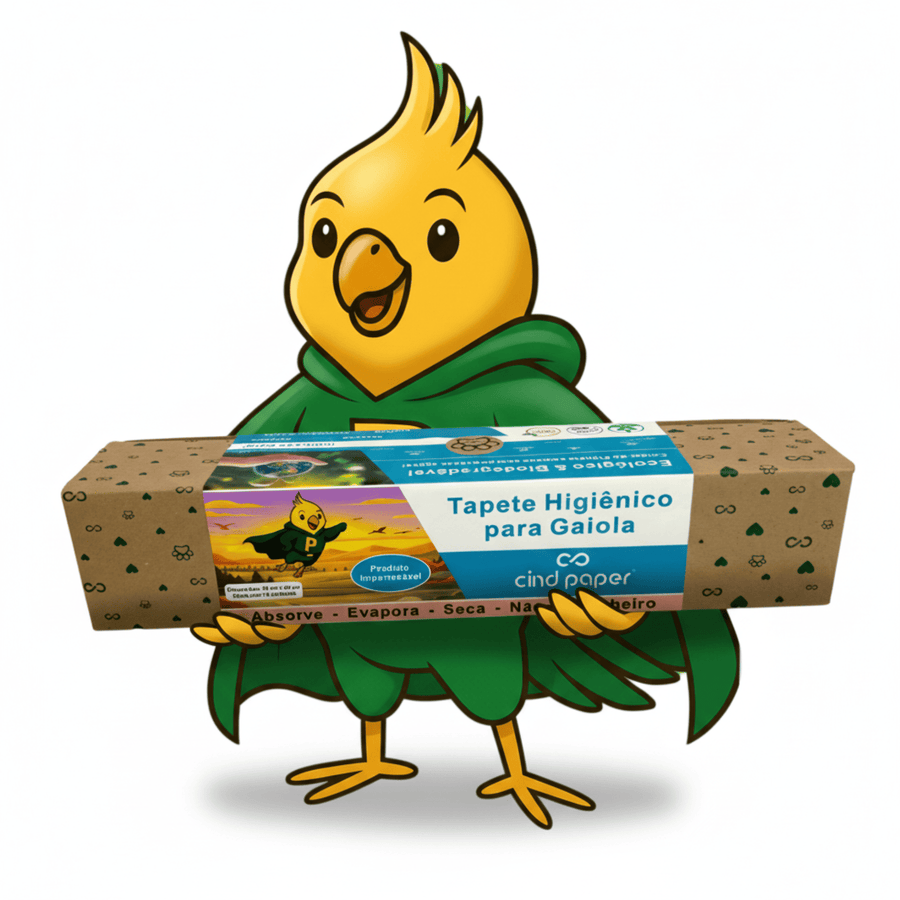 Tapete Higiênico para Gaiola de Aves 48×60 - 15 unidades