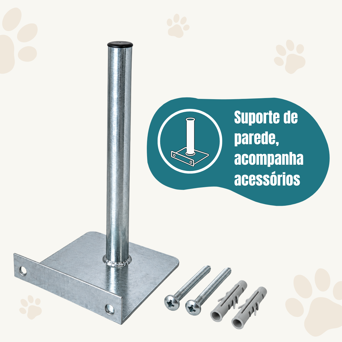 Rolo 48 cm × 14 m + Suporte de Parede