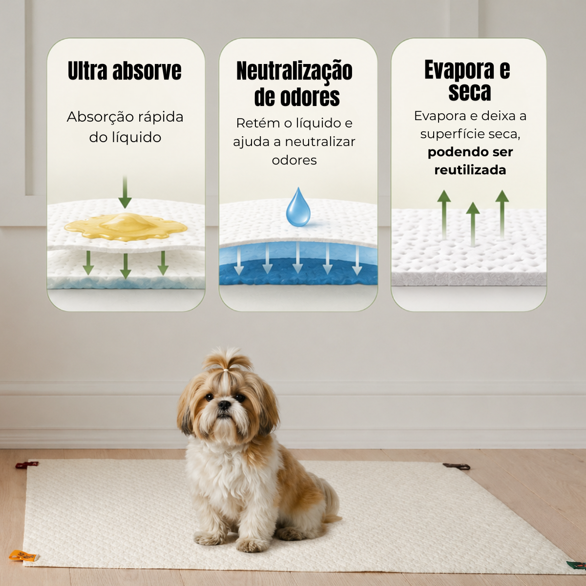 Rolo 48 cm × 14 m + Suporte de Parede